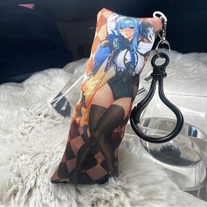 Handmade Anime Ganyu Genshin Impact Anxiety Relief Plush Keychain